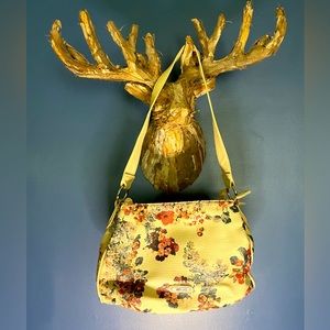 Floral Pattern Vintage Purse Hobo Bag